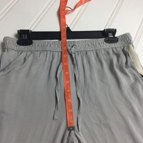 Aerie Silky Satin Gray Track Pants Joggers Lounge - Picture 5 of 8
